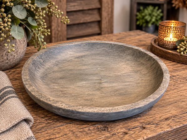 Houten schaal – vergrijsd