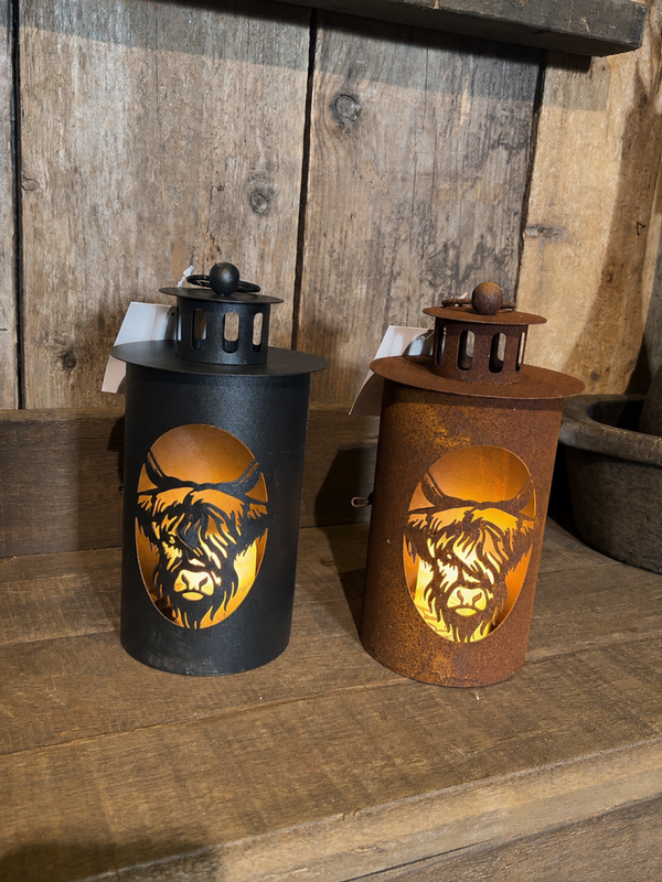 Lantaarn Hooglander – zwart of roest