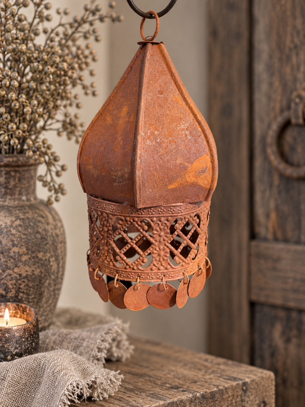 Roest metalen hanger