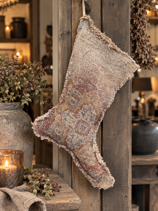 Shabby Kelim kerstsok