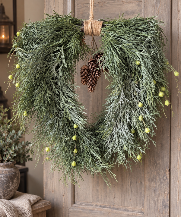 Brynxz Krans Thuja  – Groen – Ø 58 cm
