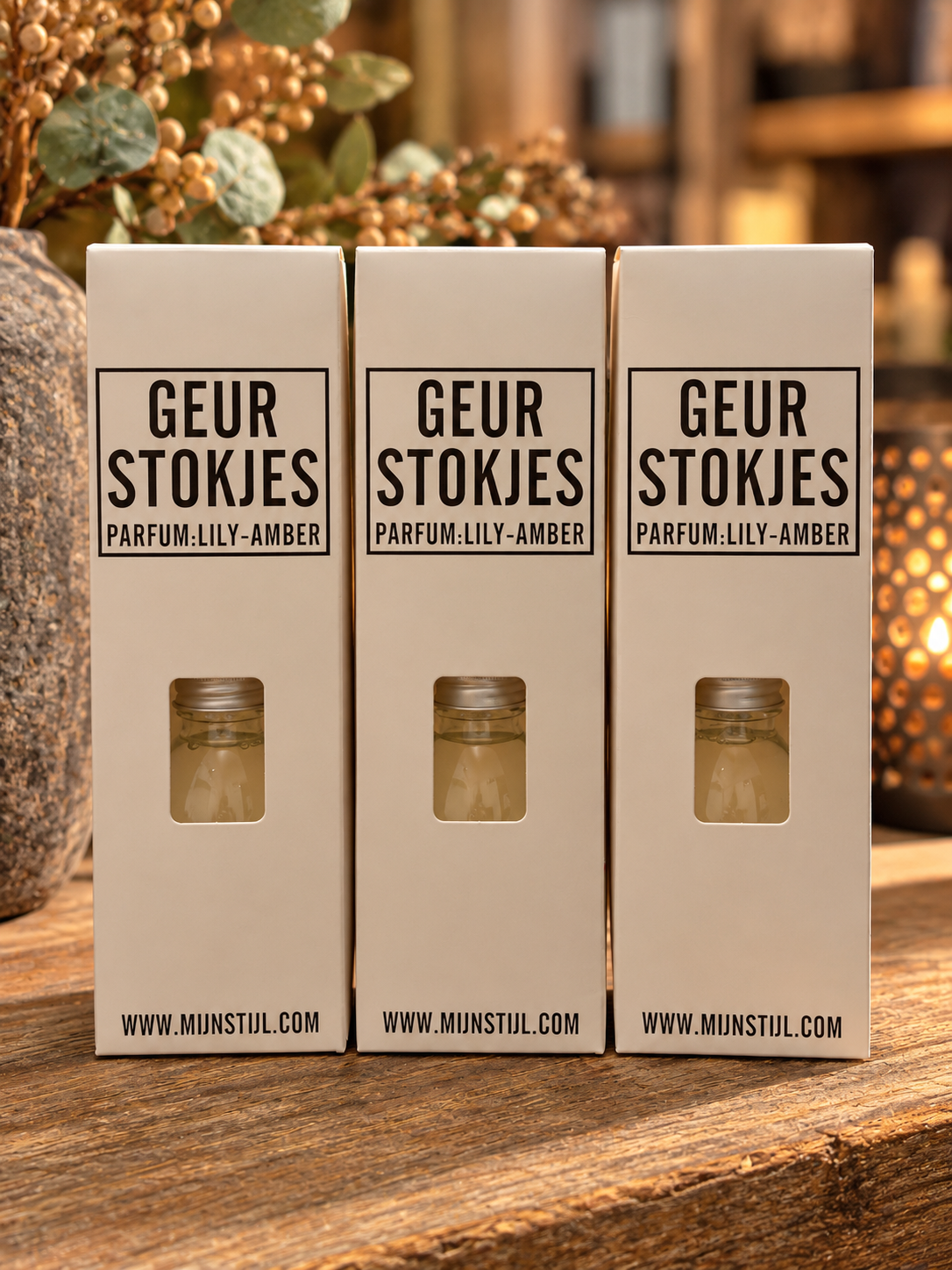 Mijn Stijl Geurstokjes Parfum Lily Amber