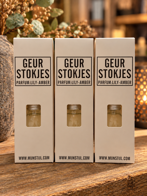 Mijn Stijl Geurstokjes Parfum Lily Amber