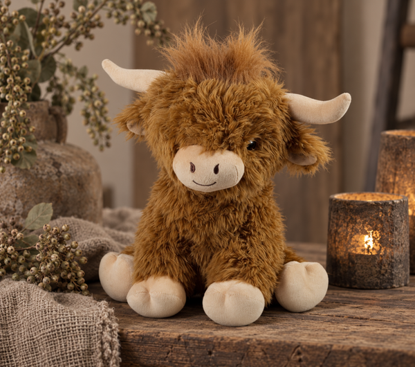 Knuffel Hooglander – bruin
