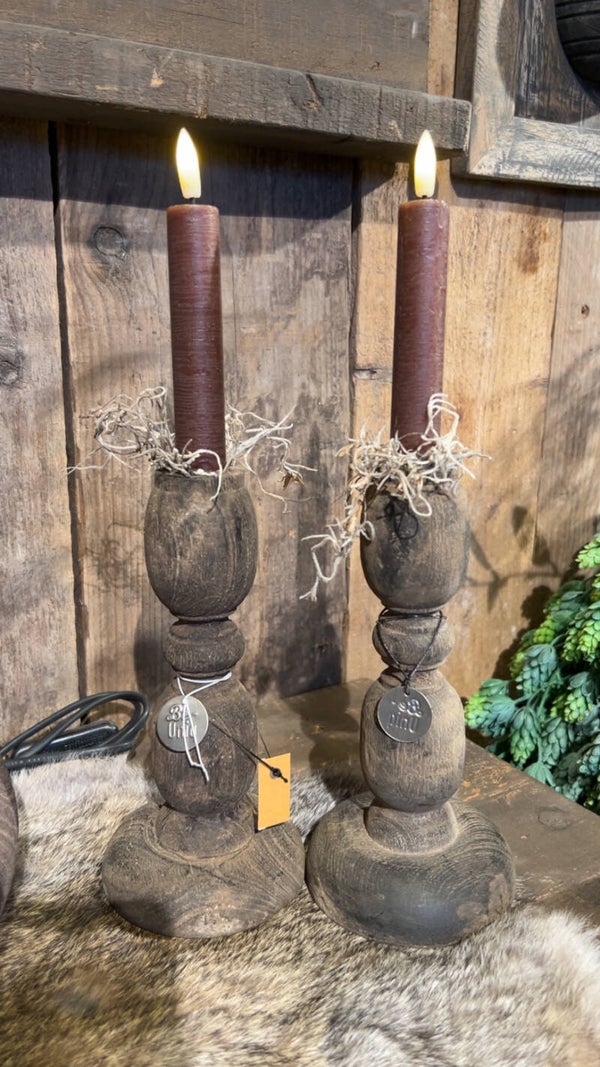 Be Uniq Houten Kandelaar