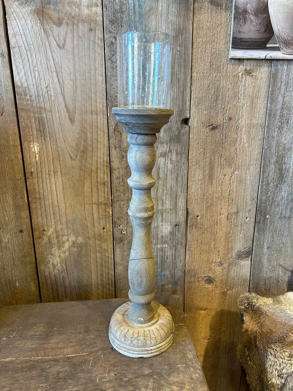 Kandelaars met waxineglas