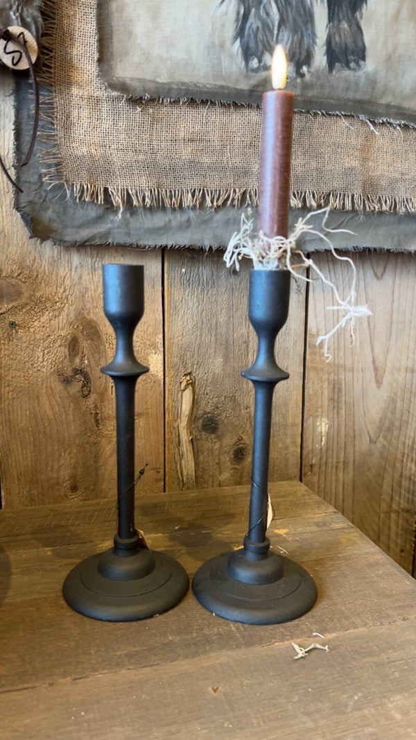 Zwart Metalen kandelaar