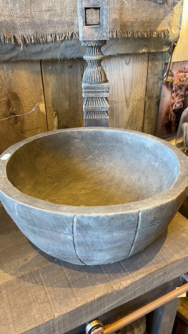 Stoere houten schaal