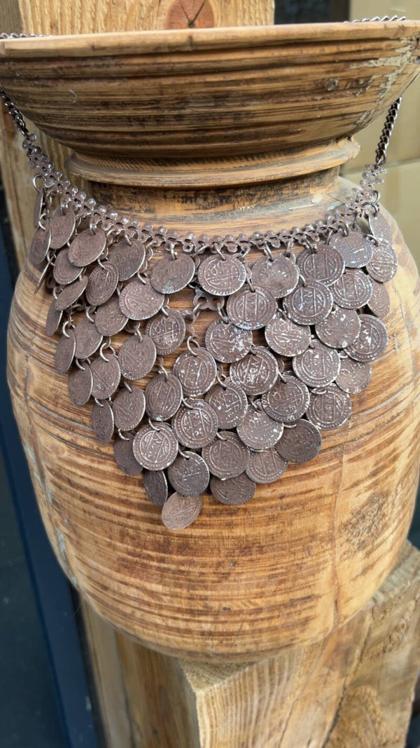 Kruikketting met muntjes