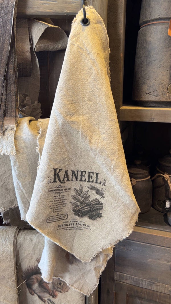 Shabby doek kaneel