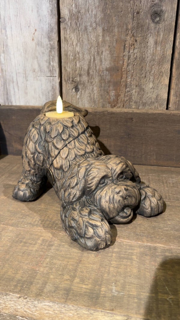 Brynxz barking dog tealight