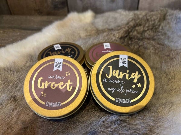 Geurkaars in blik