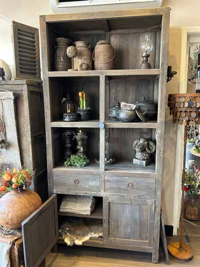Driftwood vakkenkast . Afhalen