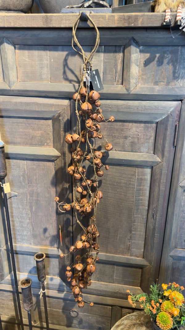 Countryfield roestkleurige belletjesslinger – ca. 100 cm
