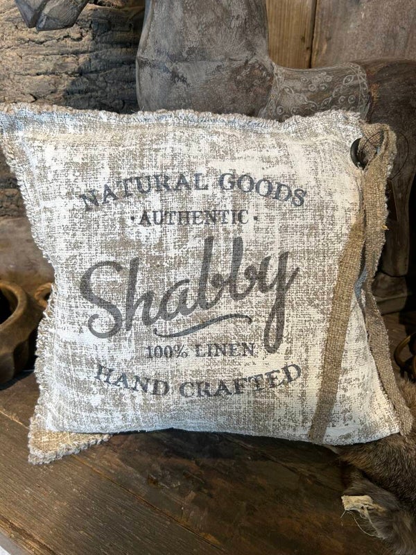 Shabby mini kalk kussen