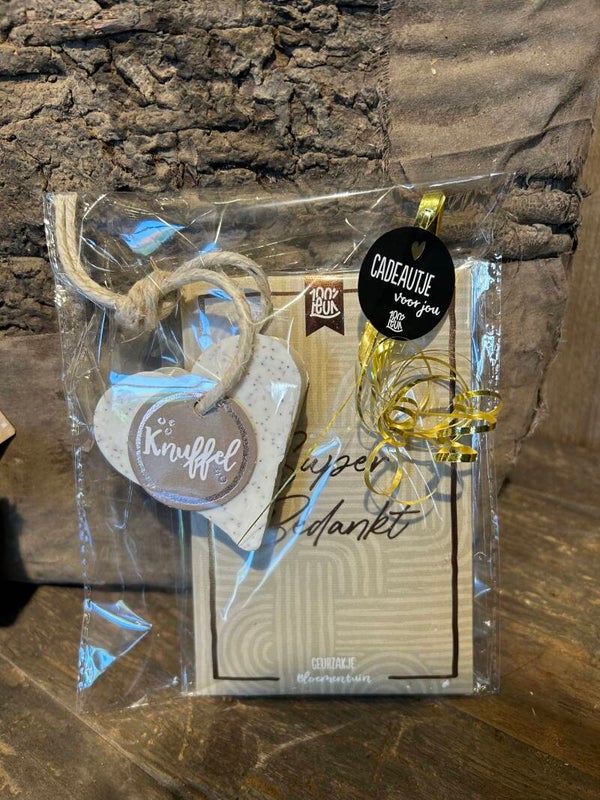 Giftset “ Bedankt”