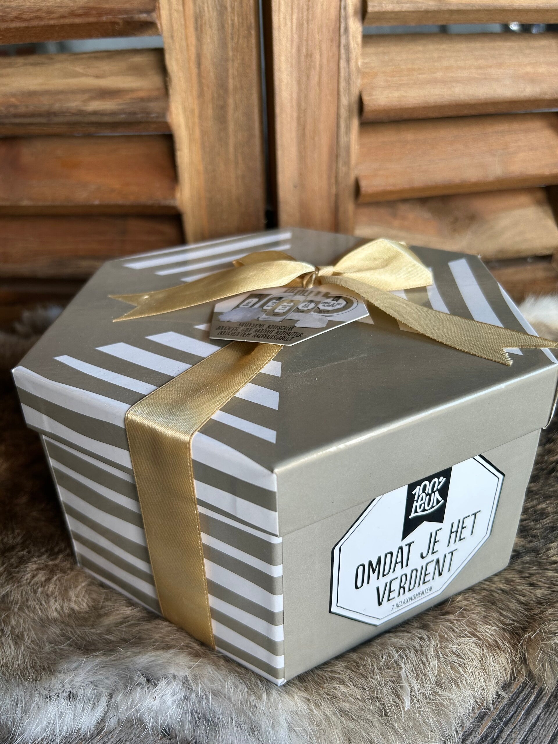 100% Leuk – Giftbox ‘Omdat je het verdient’