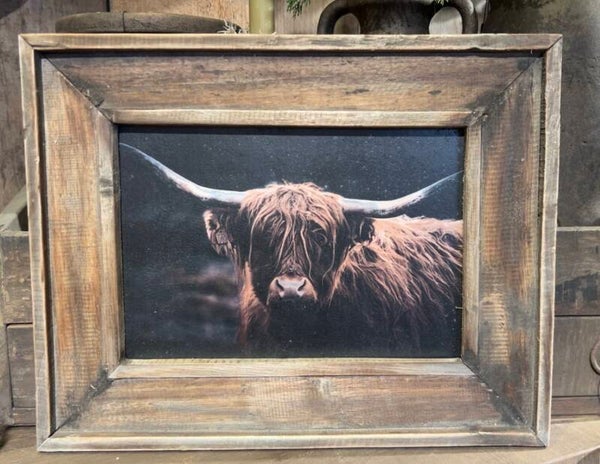 Landelijke wandlijst groot hooglander