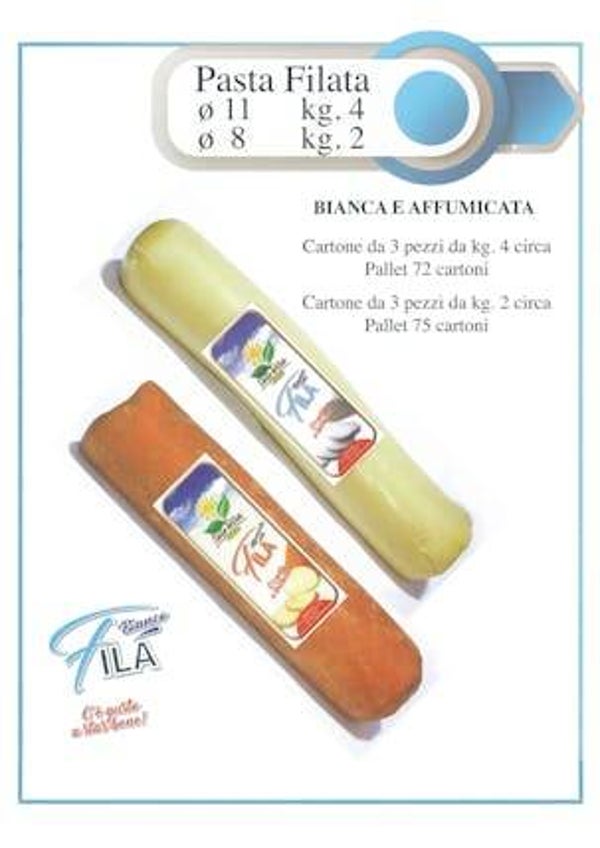 Pasta filata "FILA'" bianca o affumicata da kg 2 e da kg 6