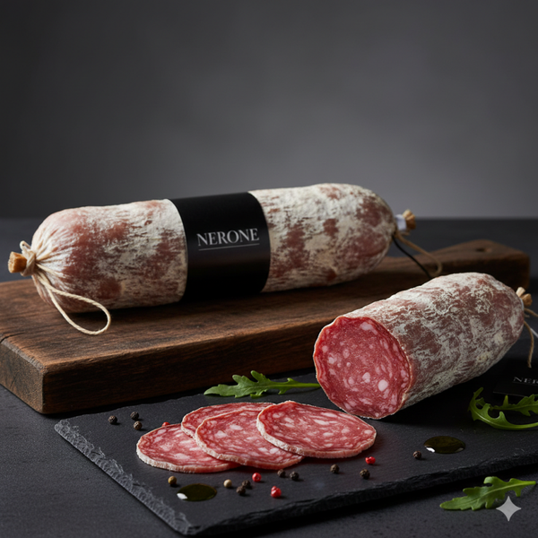 Salame Ungherese intero e a meta a marchio Nerone