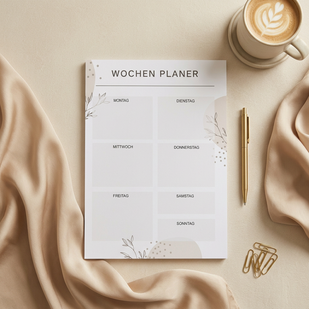 Wochenplaner Boho, A5