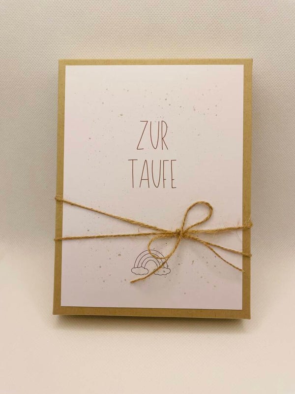 Geschenkbox mit kleinem Baumwollsäckchen