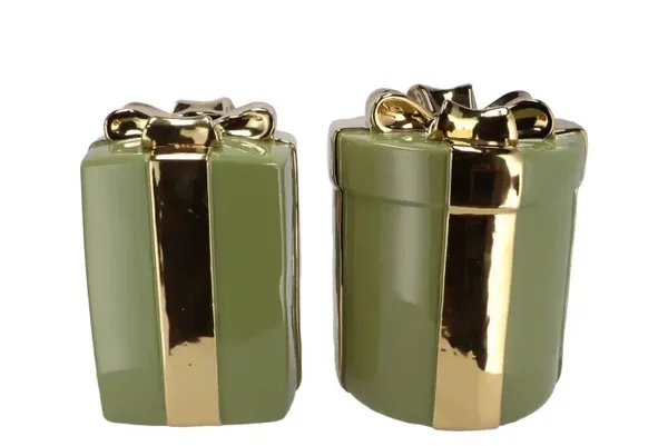 Joy majestic green vase presend 20x30cm