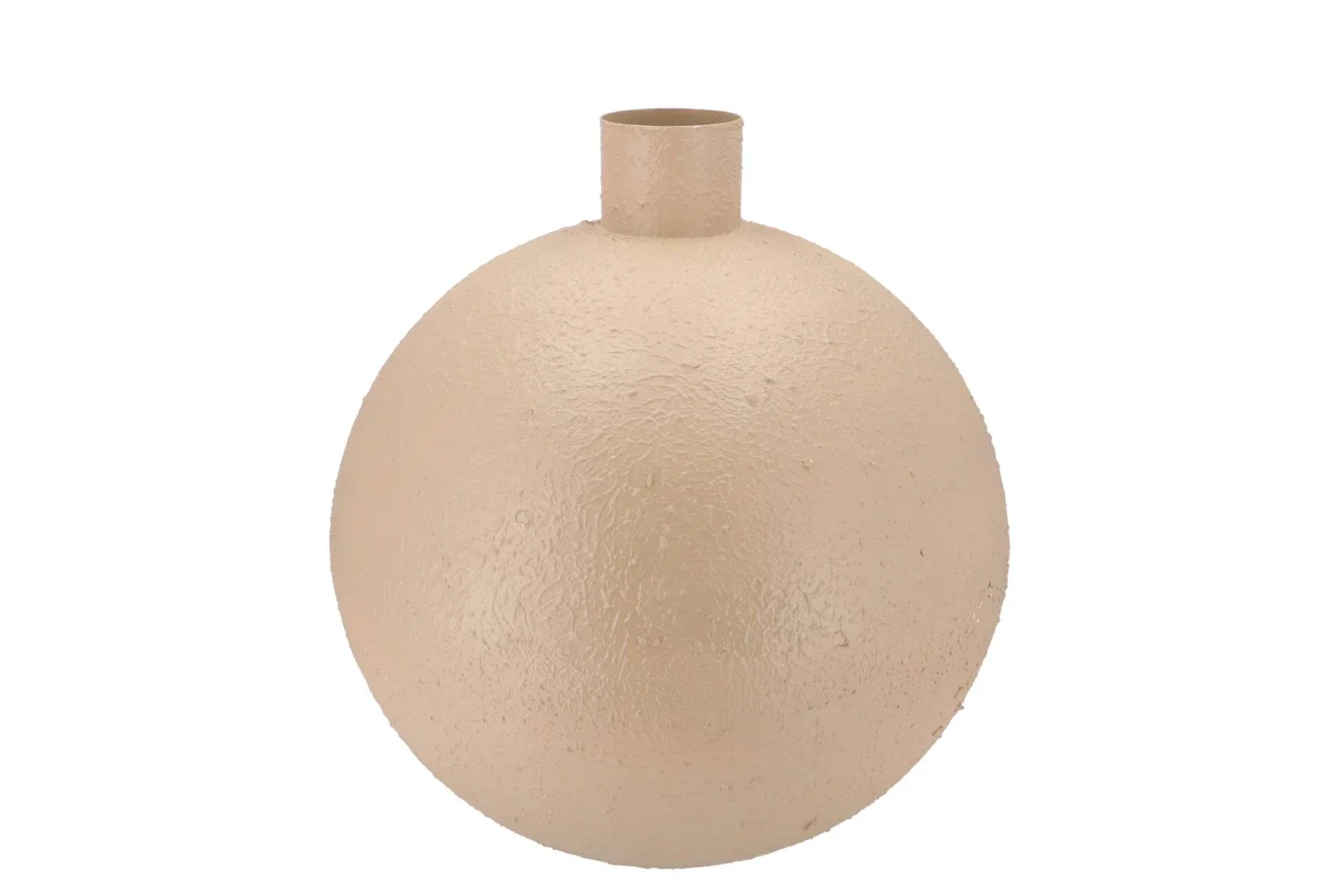 Fiore sand vase bol textured iron 36x36x40cm