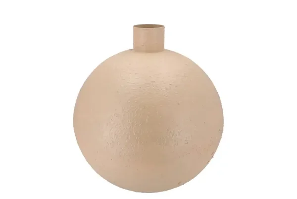 Fiore sand vase bol textured iron 36x36x40cm