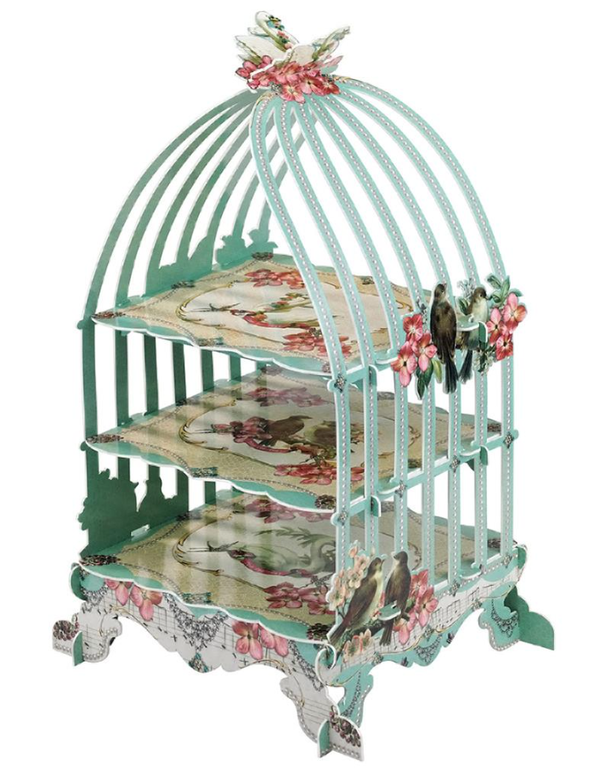 3 Lagen Birdcage Cupcake Kartonnen Cake Stand 