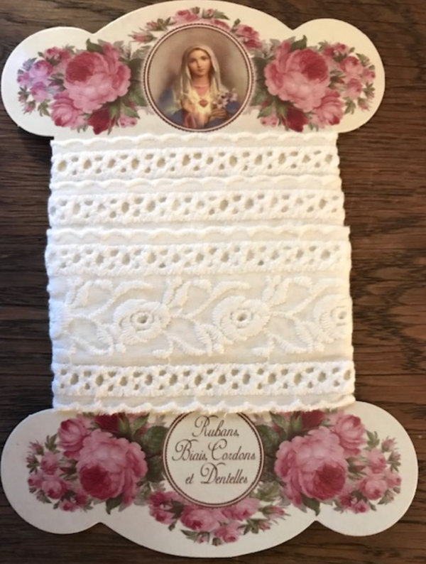 60 cm kant op kaart vintage style