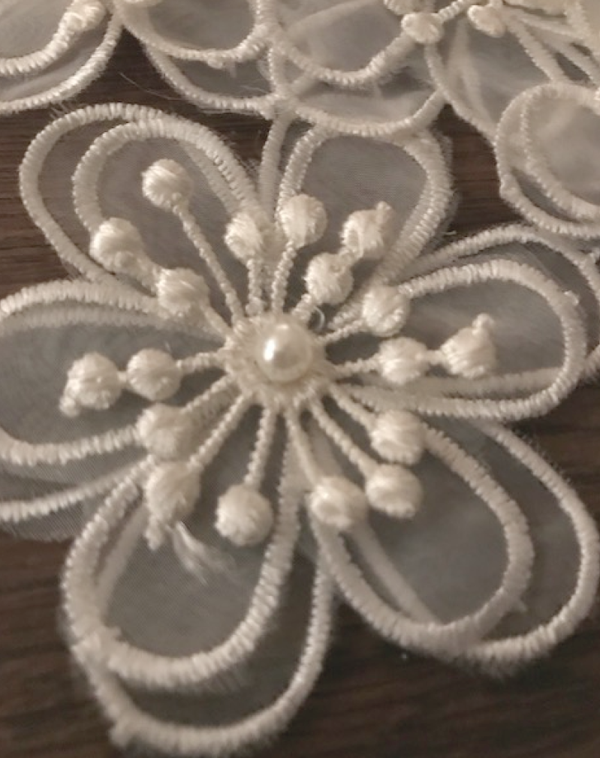 Kanten patch voor op op je kleding
