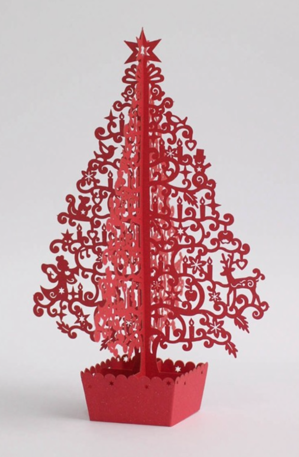 Kerstkaart 3D pop-up ‘Sprookjesboom’