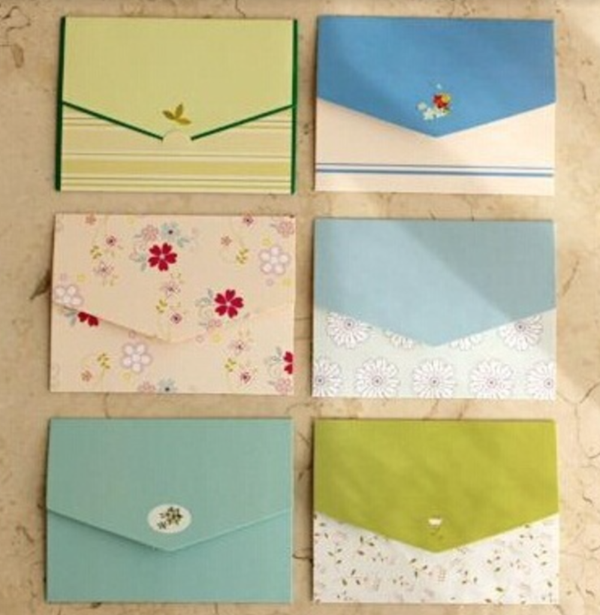 Kaart en envelop in één