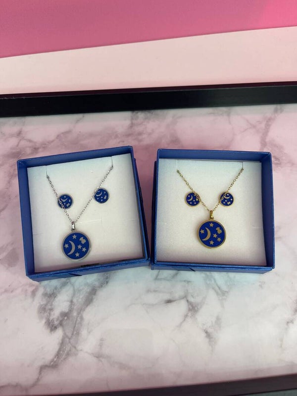 Conjunto Luna y Estrellas – Magia y Elegancia en un Solo Brillo