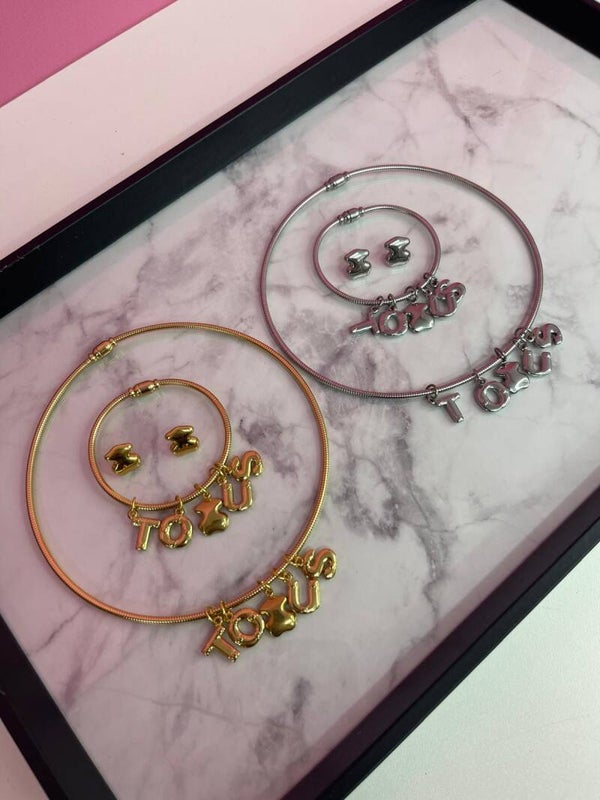 Conjunto Semirrígido “ Osito Style” – Plata o Dorado