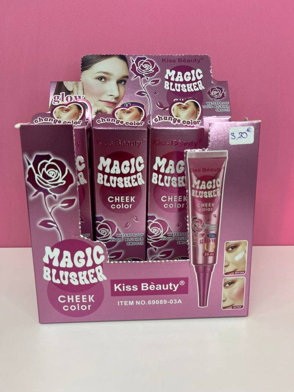 Magic Blusher – Colorete Líquido Cambia de Color – Kiss Beauty