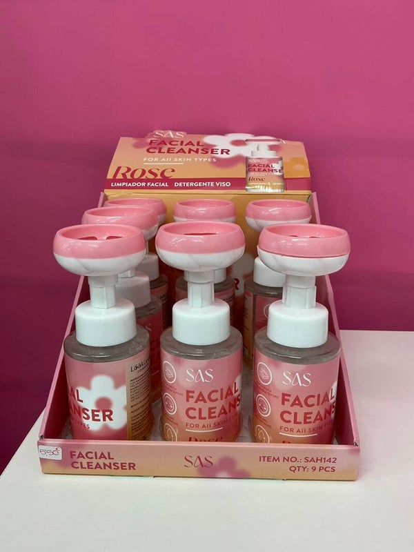 Limpiador facial espumoso flor