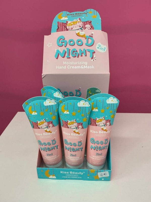 Crema de manos de noche 2 en 1