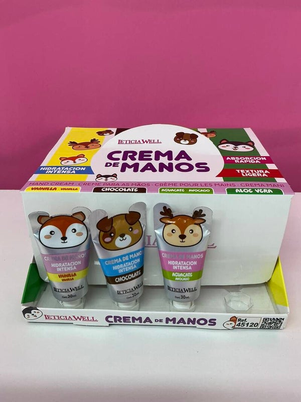 Crema de manos leticia well