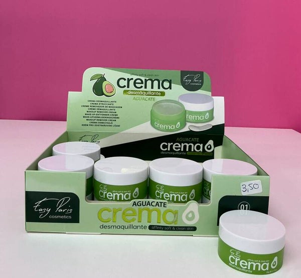 Crema desmaquillante de aguacate – Easy Paris Cosmetics