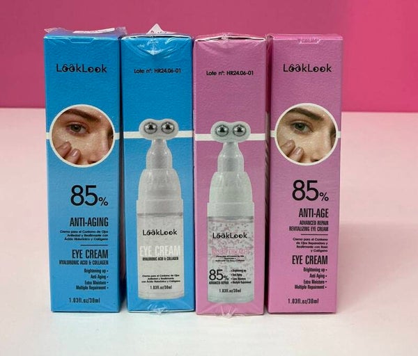 Crema contorno de ojos LookLook – Ácido hialurónico y colágeno
