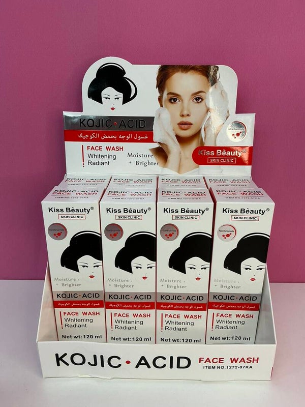 Limpiador Facial con Ácido Kójico Kiss Beauty – Face Wash Whitening Radiant