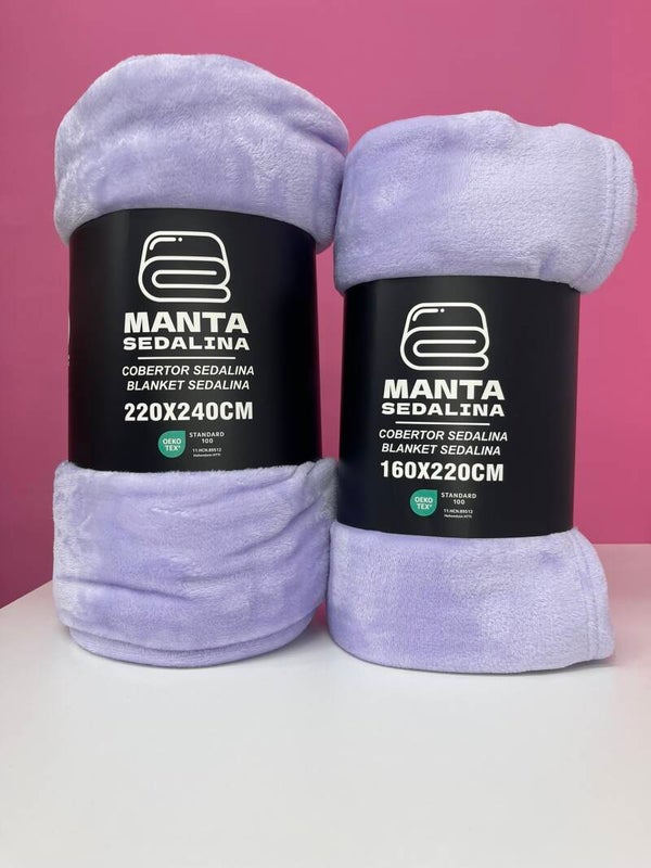 Manta lisa lila