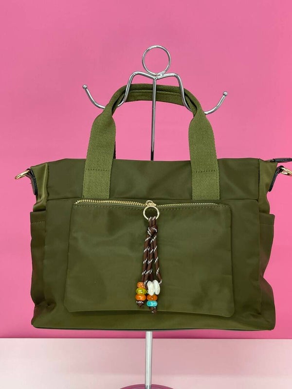 Bolso nailon verde