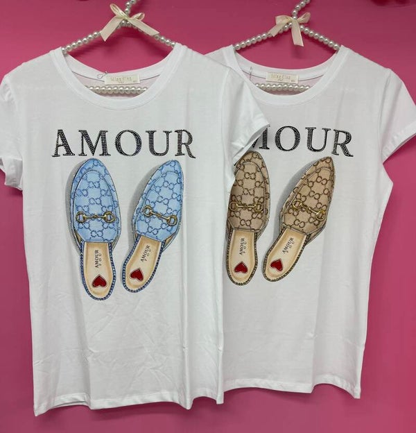 Camiseta zapato gucc