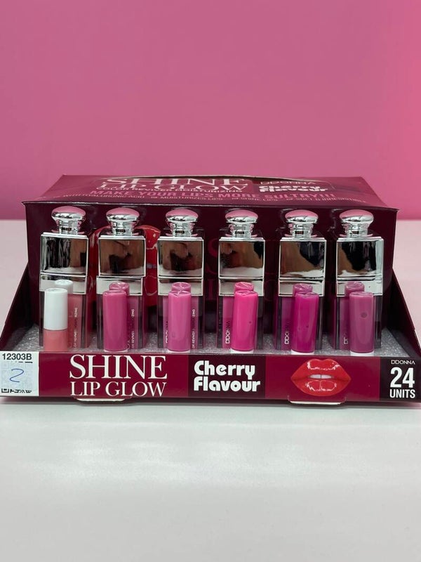 Brillo de labios con color suave donna