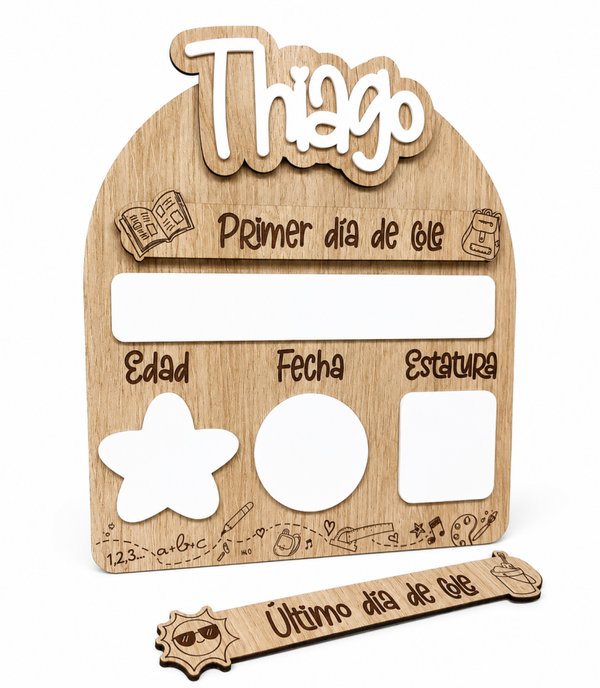 PLACA PERSONALIZADA "PRIMER Y ÚLTIMO"