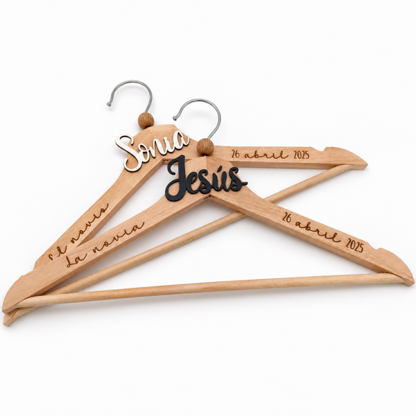 PERCHAS NOVIOS PERSONALIZADA