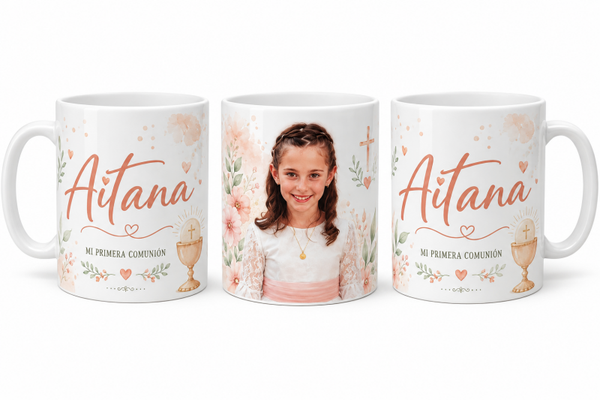 TAZA COMUNIÓN PERSONALIZADA